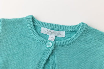 Bolero in maglia turchese | NEWNESS