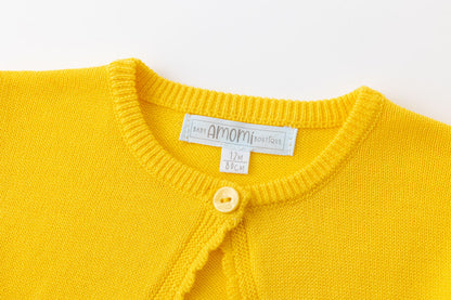 Bolero in maglia giallo | NEWNESS