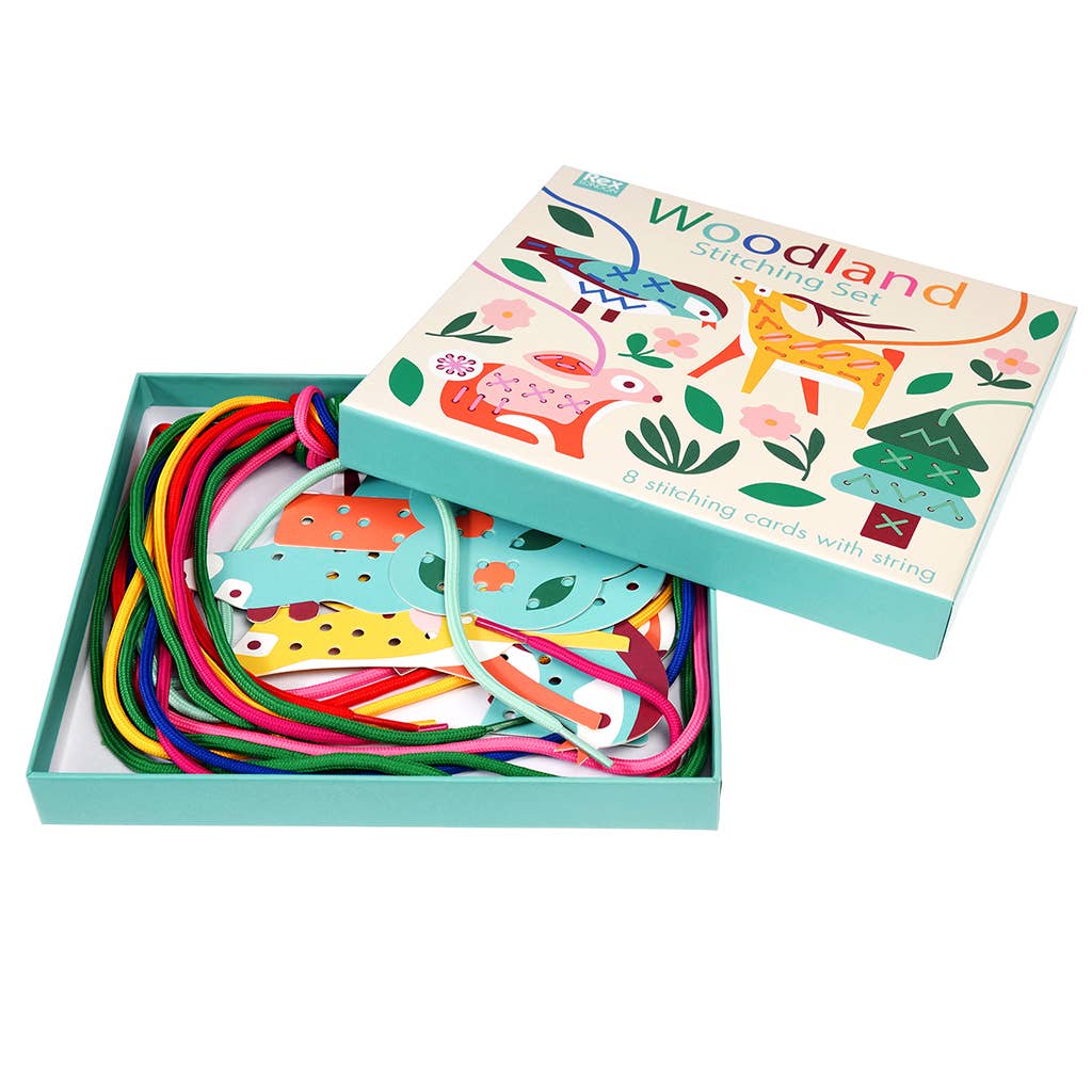 Set creativo da cucito senza ago – Woodland | Rex London