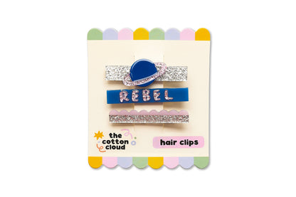 Set mollette per capelli Galaxy| Cotton Cloud