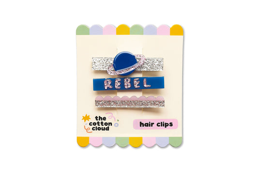 Set mollette per capelli Galaxy| Cotton Cloud