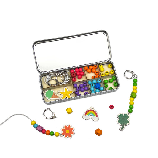 Kit creativo portachiavi in legno LUCKY DIP – Cotton Twist