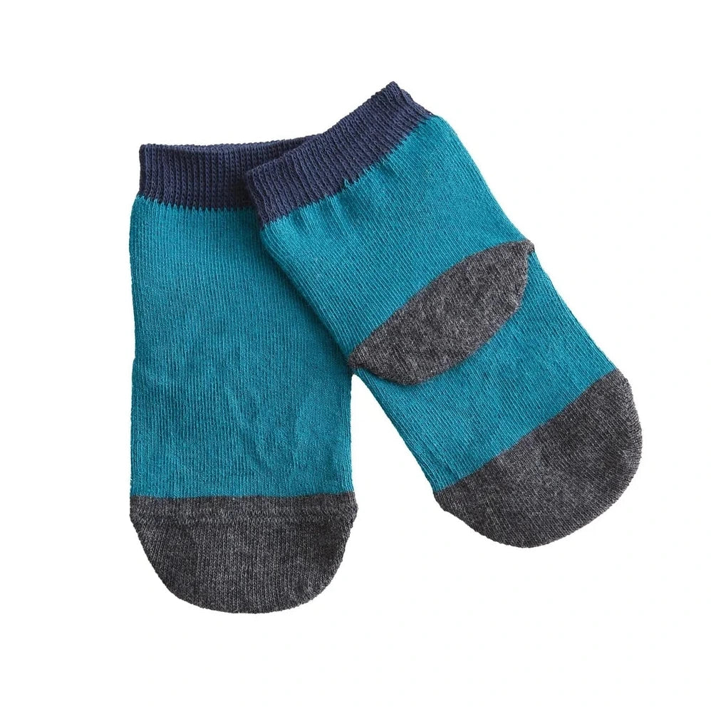 Calzini Blu Cotone Organico
