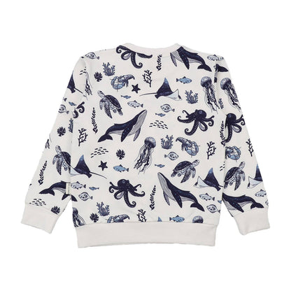 Felpa Oceano in cotone biologico – Walkiddy