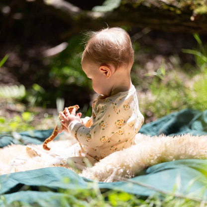 Tutina con piedini scoiattolo in cotone biologico – Little Green Radicals