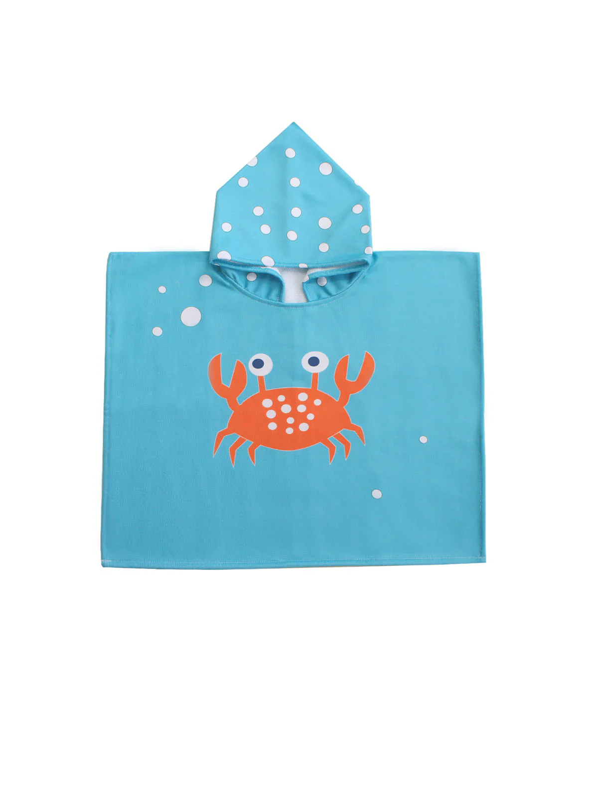 Poncho mare con cappuccio granchio | MIELA KIDS