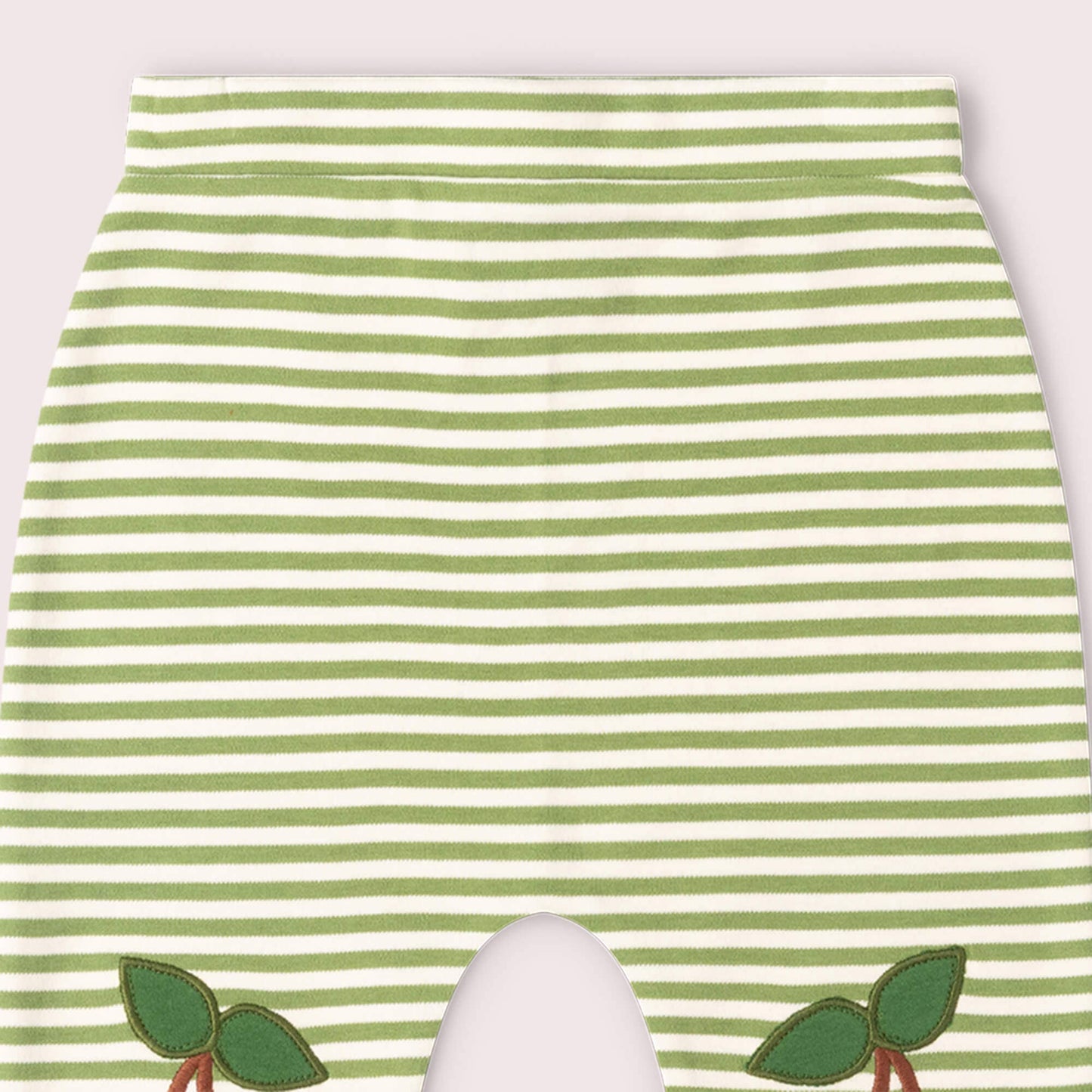 Pantaloni morbidi ciliegia in cotone biologico – Little Green Radicals