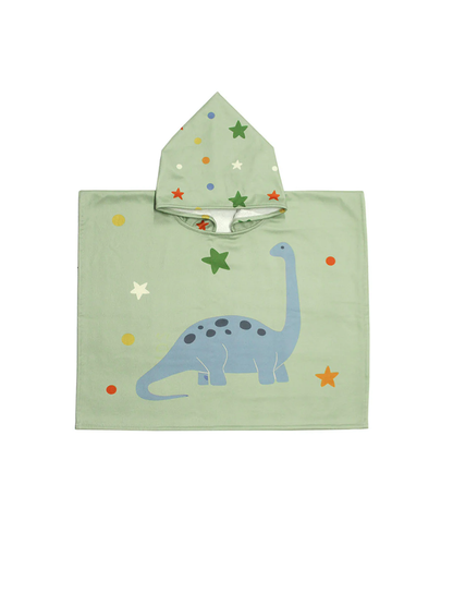 Poncho mare con cappuccio dinosauri | MIELA KIDS