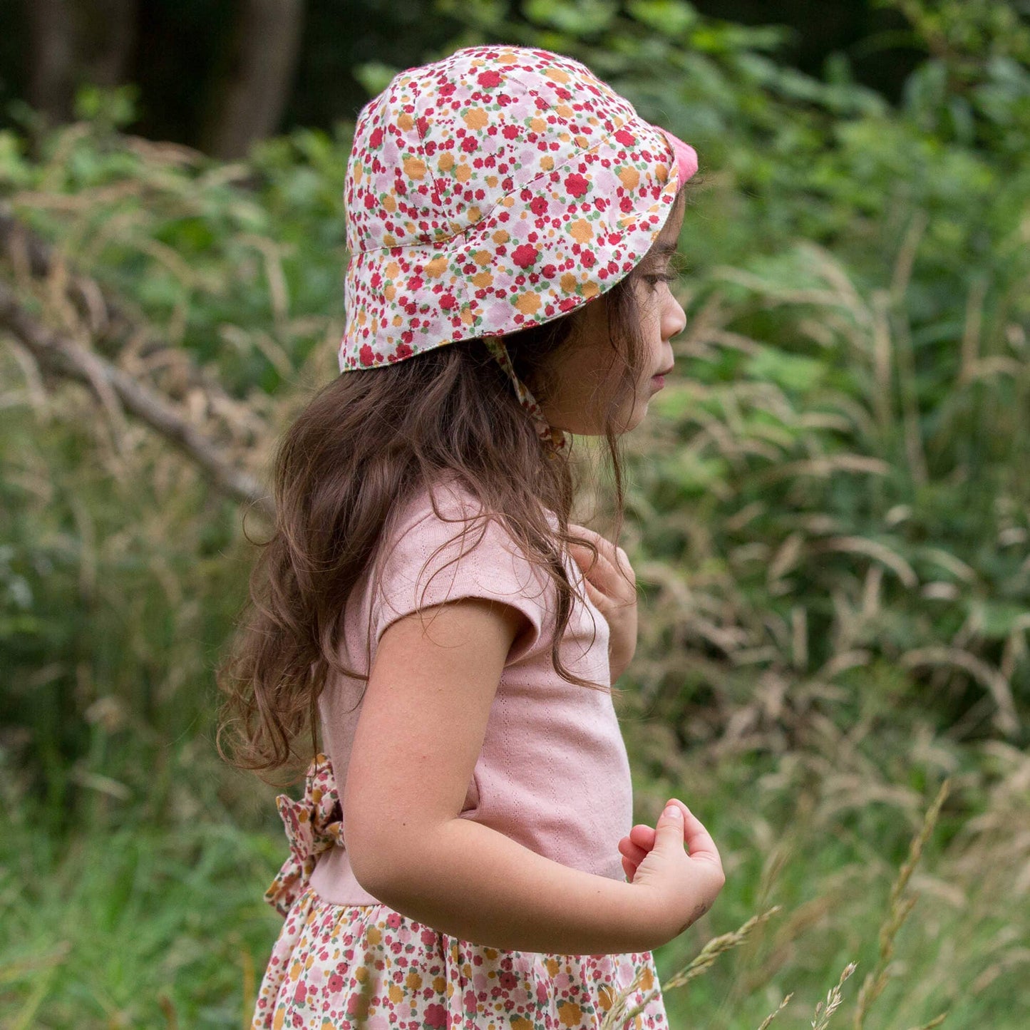 Cappello da sole reversibile coccinelle | Little Green Radicals