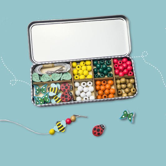 Kit creativo braccialetti in legno Minibeast – Cotton Twist