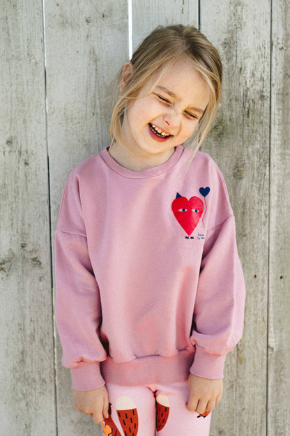 Felpa Cuore Rosa | DONT GROW UP