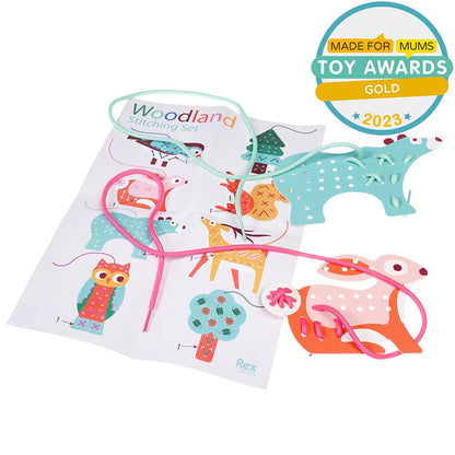 Set creativo da cucito senza ago – Woodland | Rex London