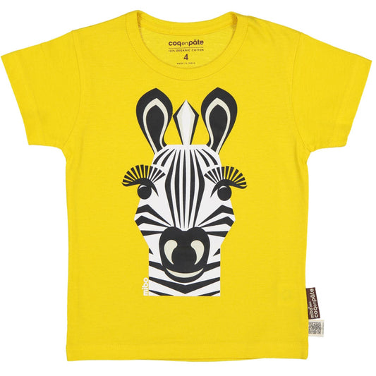 Maglietta Zebra in cotone biologico - Coq en Pâte