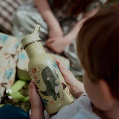 Borraccia in acciaio inossidabile - 500 ml - Cracky il Dinosauro | SASSI