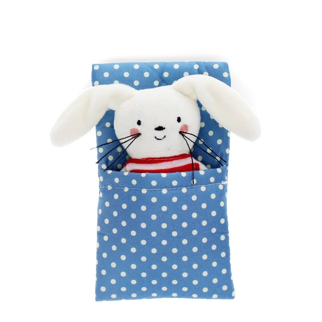 Mini coniglietto in una piccola scatola - peluche