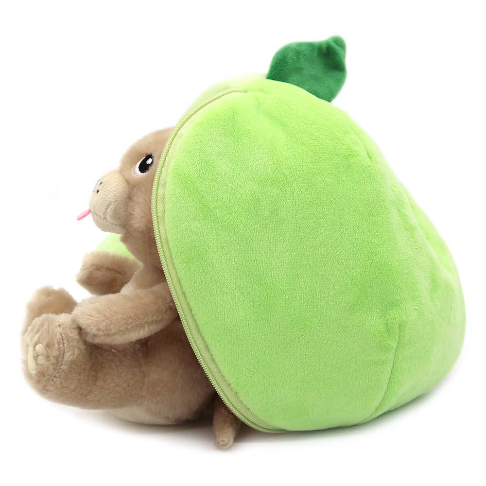 Peluche trasformabile Cane/Mela– Les Déglingos