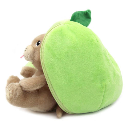 Peluche trasformabile Cane/Mela– Les Déglingos