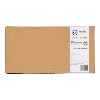 Set regalo neonato Panda in cotone biologico – Coq en Pâte