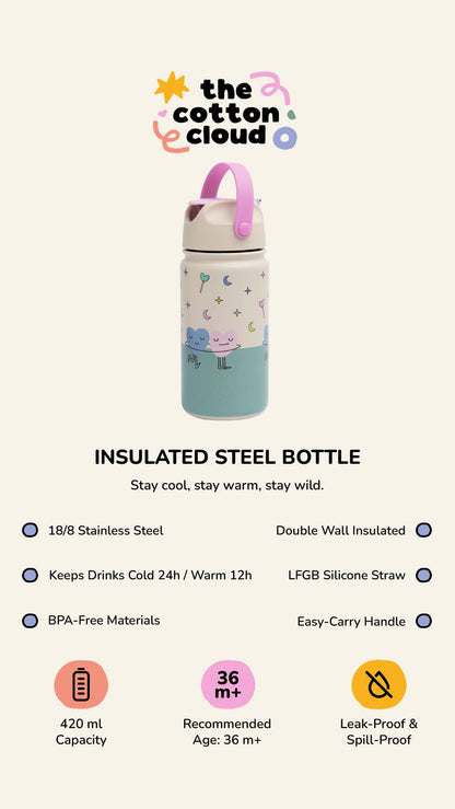 Borraccia termica Bassotto 420ml | Cotton Cloud