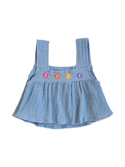 Completo in Mussola Blu | MIELA KIDS