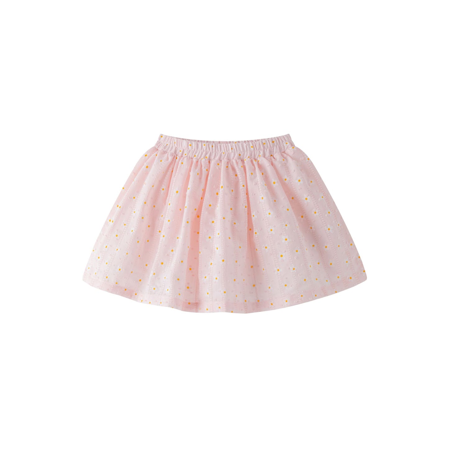 Gonna rosa con fiori bambina | NEWNESS