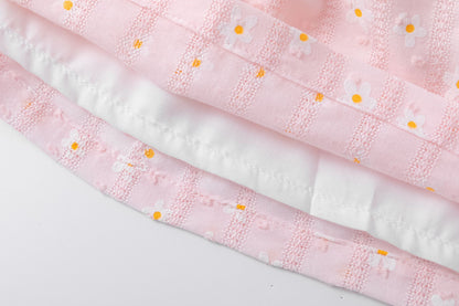 Gonna rosa con fiori bambina | NEWNESS