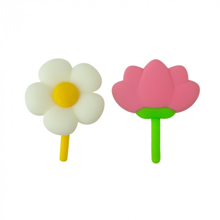 Lampada notte LED capibara con fiore ricaricabile | Mary's