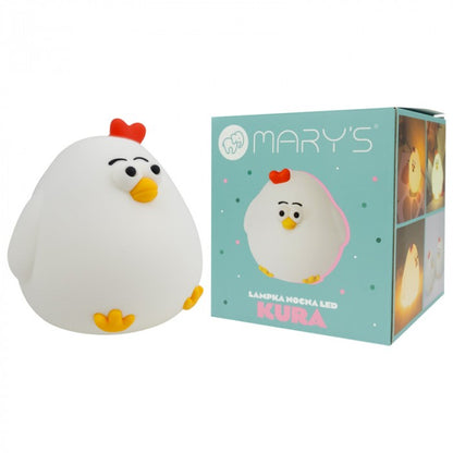 Lampada notte LED gallina ricaricabile | Mary's