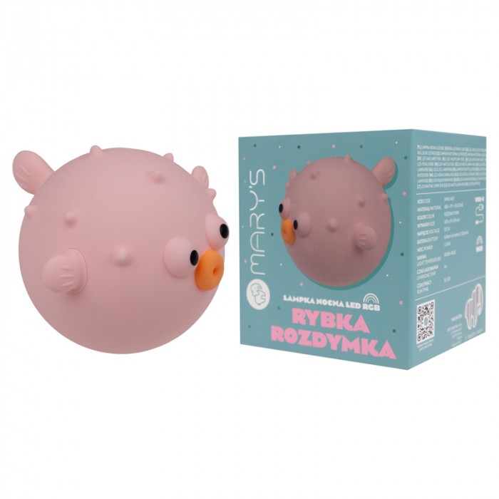 Lampada notte LED pesce palla ricaricabile | Mary’s