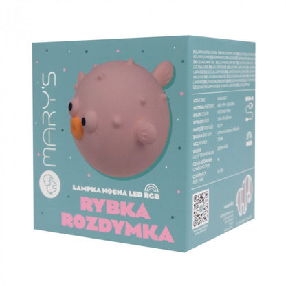 Lampada notte LED pesce palla ricaricabile | Mary’s