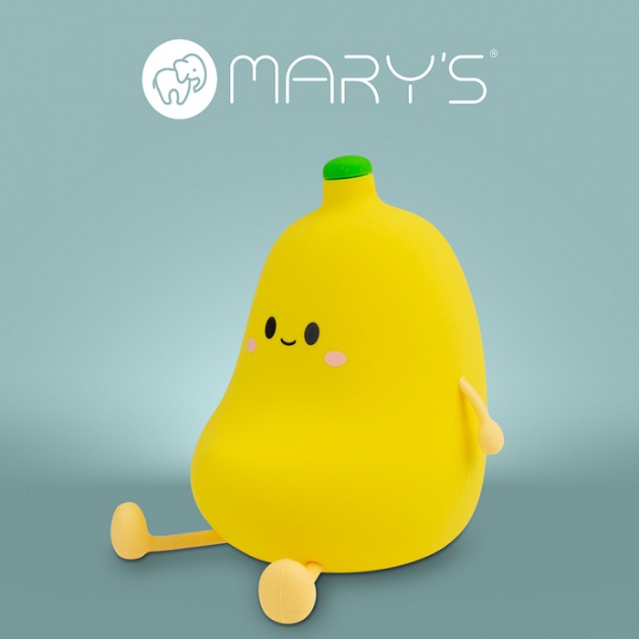 Lampada notte LED banana ricaricabile | Mary’s