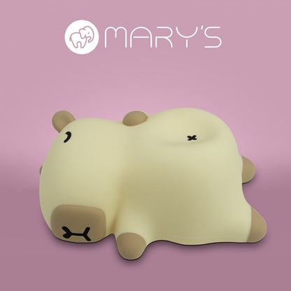 Lampada notte capibara con funzione respirazione e suono ricaricabile | Mary’s