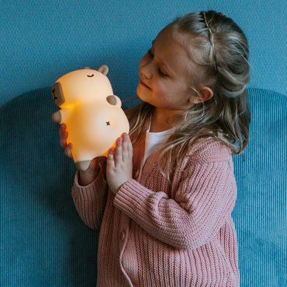 Lampada notte capibara con funzione respirazione e suono ricaricabile | Mary’s
