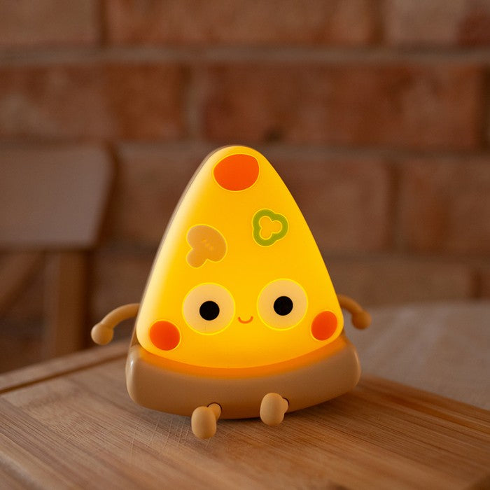 Lampada notte LED pizza ricaricabile | Mary’s