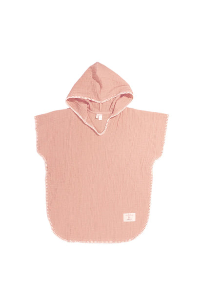 Poncho Mussola Salmone | MIELA KIDS