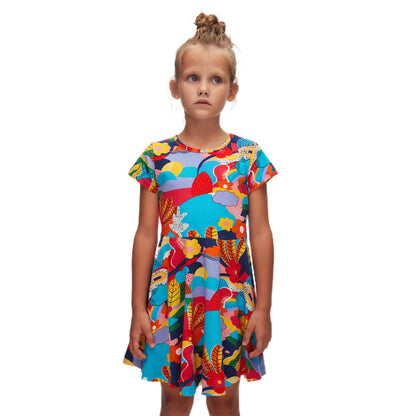 Abito Mini Fantasy Red