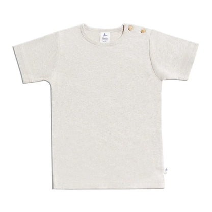 Maglietta a maniche corte Beige | LEELA COTTON