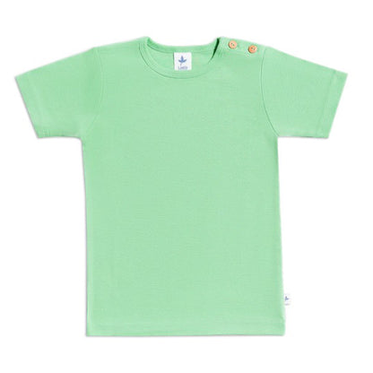 Maglietta a maniche corte Verde Menta | LEELA COTTON