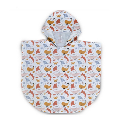 Accappatoio Poncho Mussola Oceano