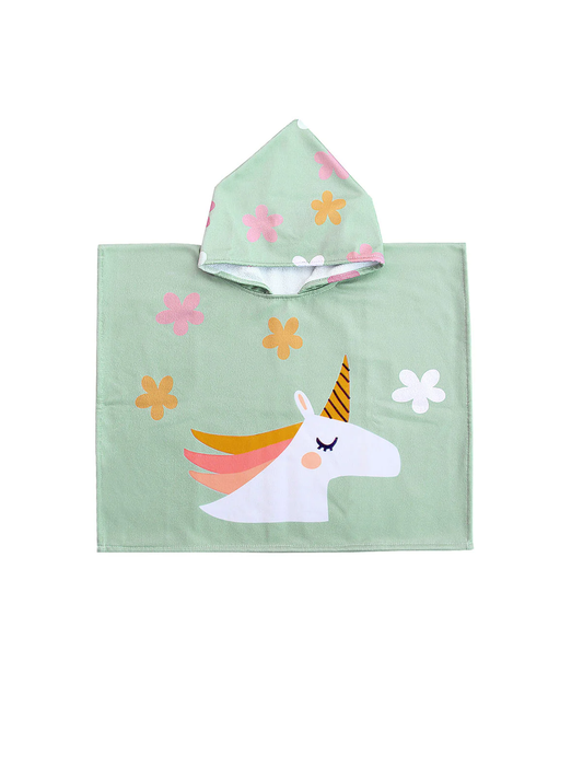 Poncho mare con cappuccio unicorno | MIELA KIDS