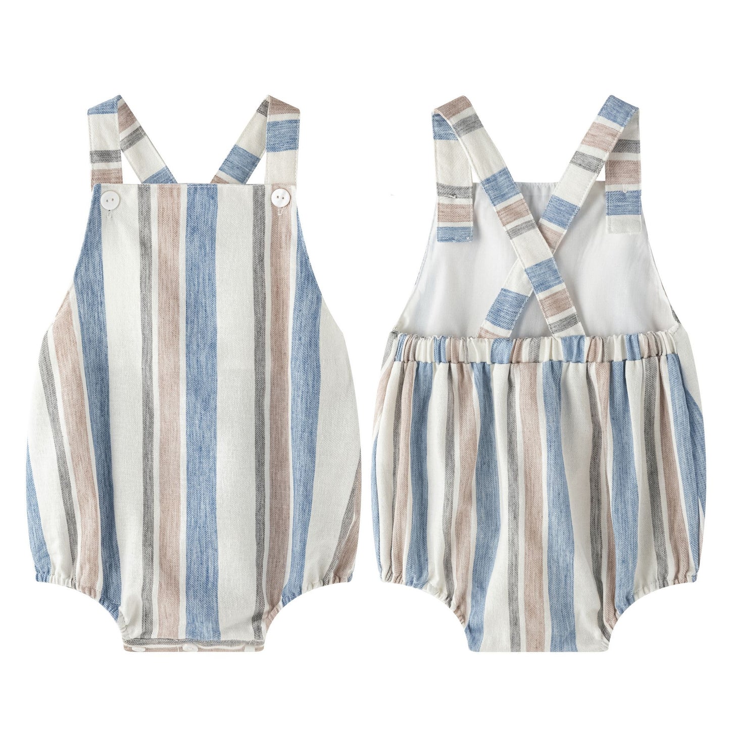 Pagliaccetto salopette righe baby | NEWNESS