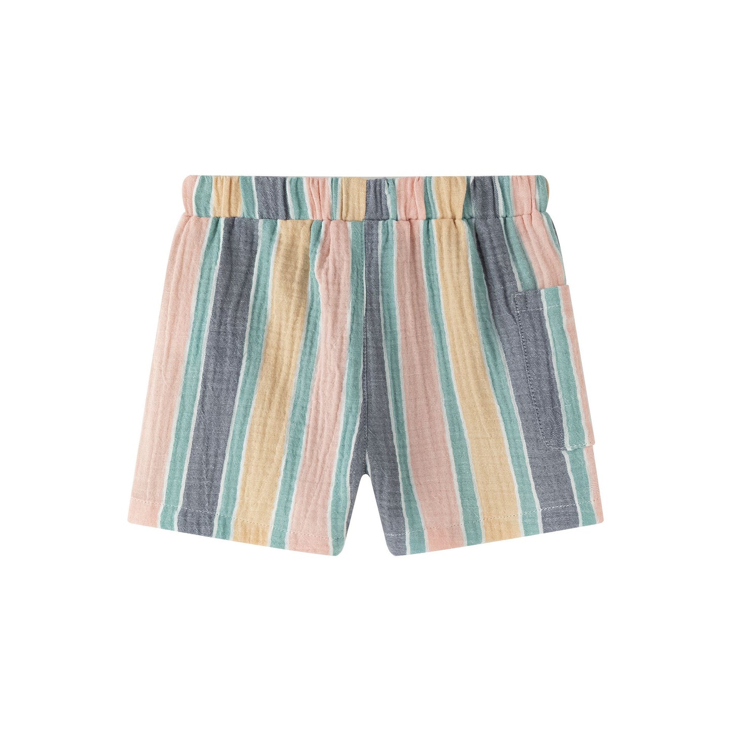 Shorts righe multicolor in garza I NEWNESS