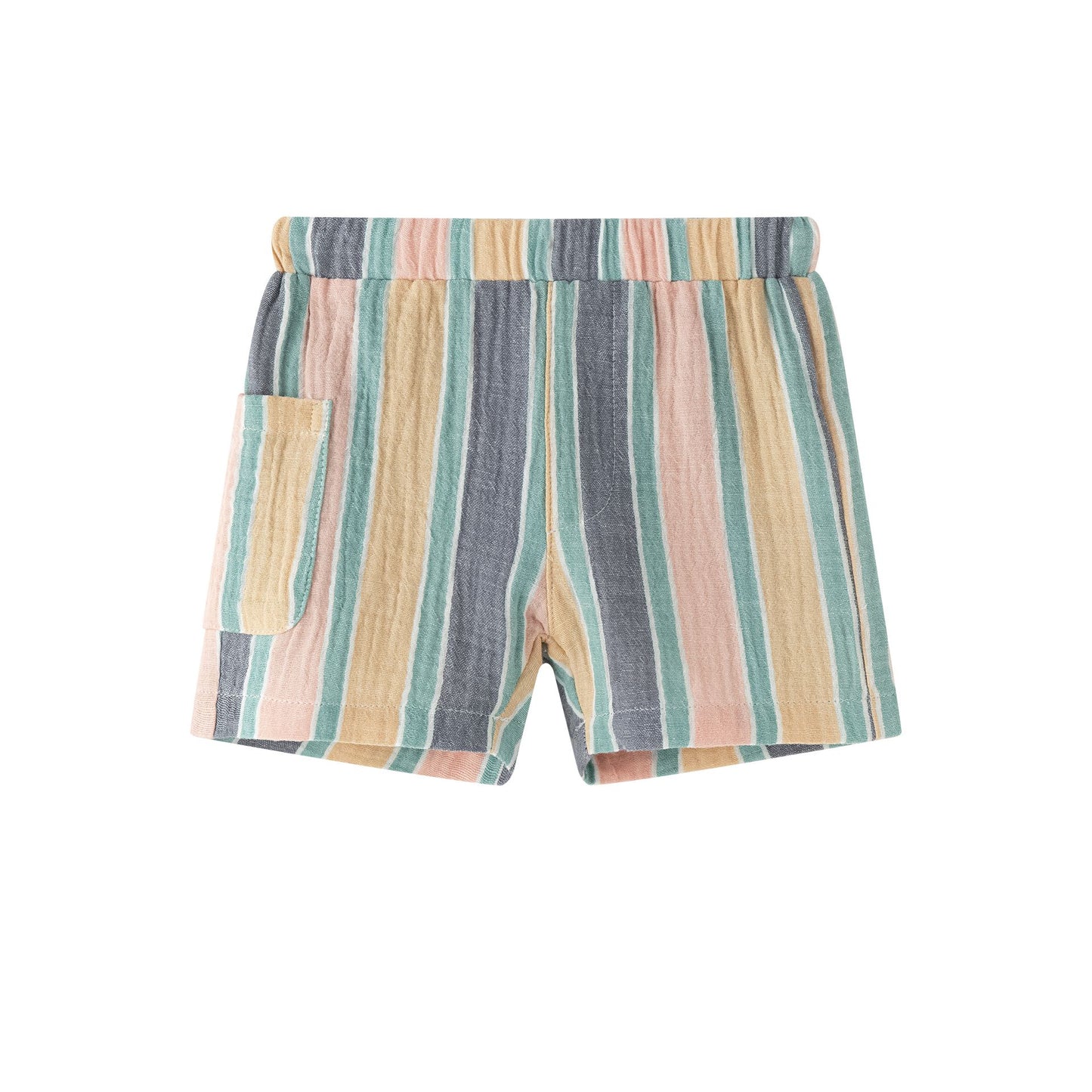 Shorts righe multicolor in garza I NEWNESS