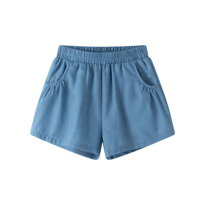 Shorts blu con tasche | NEWNESS