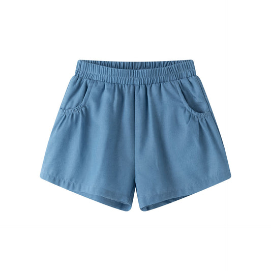 Shorts blu con tasche | NEWNESS