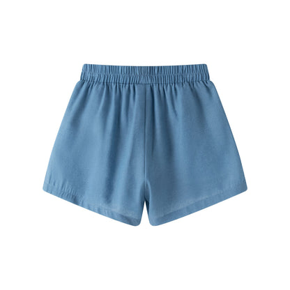 Shorts blu con tasche | NEWNESS