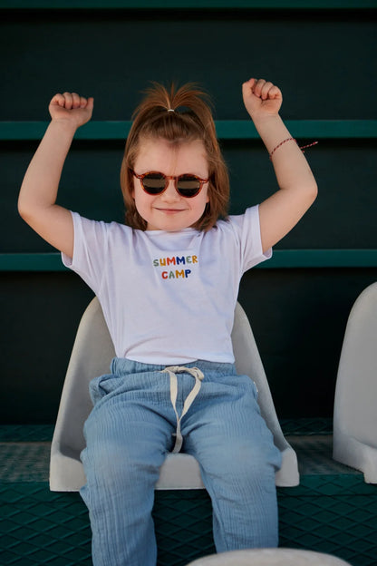 Pantaloni Mussola Blu | MIELA KIDS