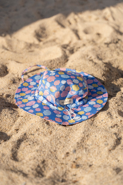 Cappellino da sole bambino con conchiglie UV50+ | MIELA KIDS