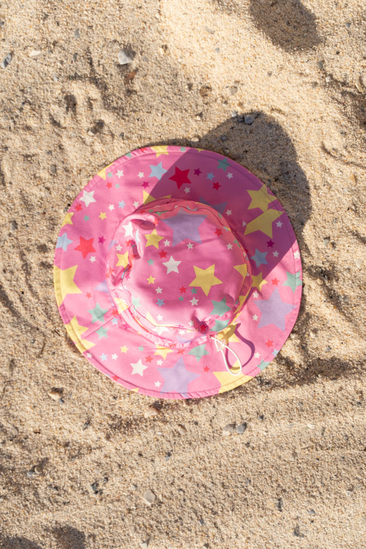 Cappellino da sole bambino con stelle UV50+ | MIELA KIDS