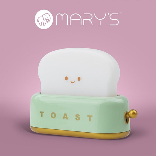 Lampada notte LED tostapane verde acqua ricaricabile | Mary’s
